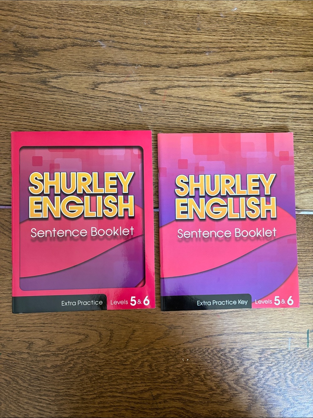 NEW Shurley English Levels 5 & 6 Sentence Booklet Extra Practice + Key